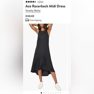 Sweaty Betty Ace Racerback Midi Dress - XS